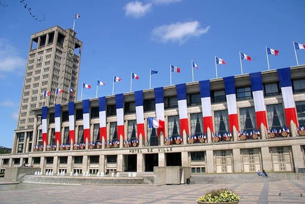 Le Loft 1936 : Centre-Ville + Parking Prive Le Havre Luaran gambar